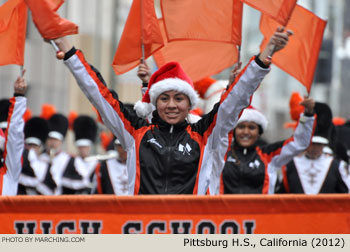 Pittsburg High School Band 2012 Oakland Holiday Parade Photo