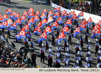 All-Lubbock Texas High School Marching Band 2012 Rose Parade