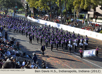 Ben Davis Indianapolis Indiana Marching Band 2012 Rose Parade