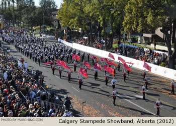 Calgary Stampede Showband 2012 Rose Parade