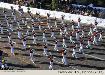 Crestview Florida High School Marching Band 2012 Rose Parade