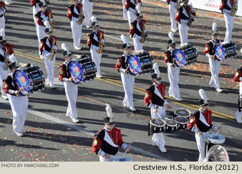 Crestview Florida High School Marching Band 2012 Rose Parade