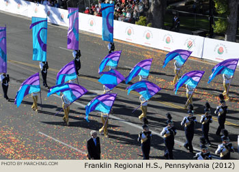 Franklin Regional Pennsylvania High School Marching Band 2012 Rose Parade