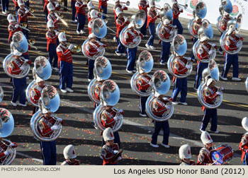 Los Angeles Unified School District Honor Marching Band 2012 Rose Parade