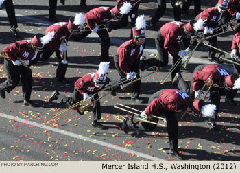 Mercer Island Washington High School Marching Band 2012 Rose Parade