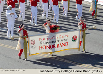 Pasadena City College Honor Marching Band 2012 Rose Parade