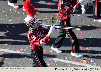 Pulaski Wisconsin High School Marching Band 2012 Rose Parade