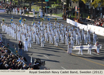 Royal Swedish Navy Cadet Band 2012 Rose Parade