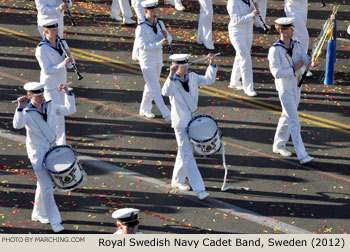 Royal Swedish Navy Cadet Band 2012 Rose Parade