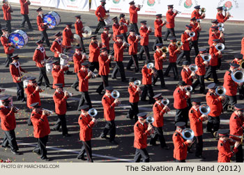 The Salvation Army Marching Band 2012 Rose Parade