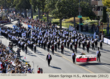 Siloam Springs Arkansas High School Marching Band 2012 Rose Parade