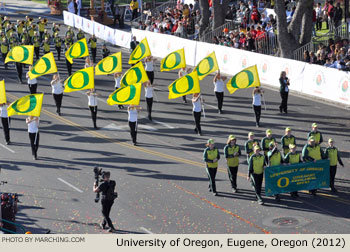 University of Oregon Marching Band 2012 Rose Parade