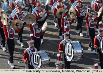 University of Wisconsin Marching Band 2012 Rose Parade