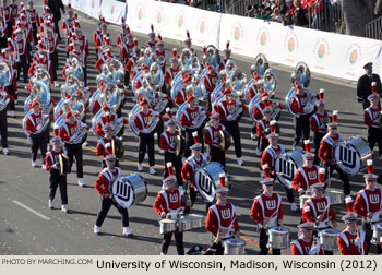 University of Wisconsin Marching Band 2012 Rose Parade