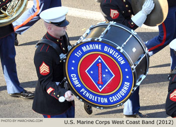 U.S. Marine Corps West Coast Composite Marching Band 2012 Rose Parade