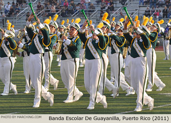 Banda Escolar de Guayanilla Marching Band 2011