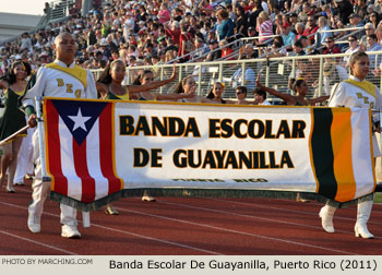 Banda Escolar de Guayanilla Marching Band 2011