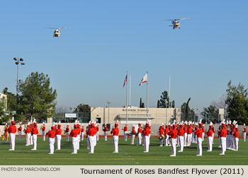 Tournament of Roses Bandfest Flyover 2011