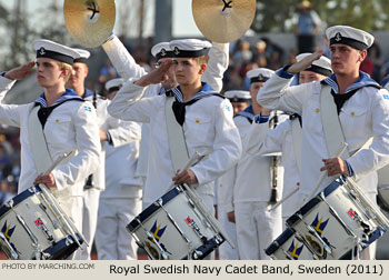 Royal Swedish Navy Cadet Band, Kariskrona, Sweden 2011