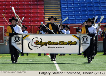 Calgary Stetson Showband 2012 WAMSB World Championships Photo