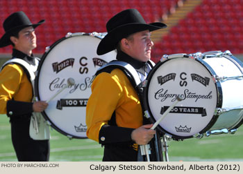 Calgary Stetson Showband 2012 WAMSB World Championships Photo