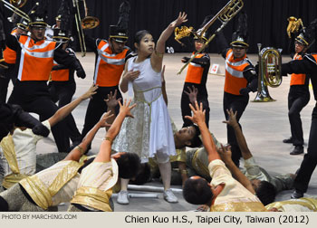 Chien Kuo H.S. Marching Band 2012 WAMSB World Championships Photo