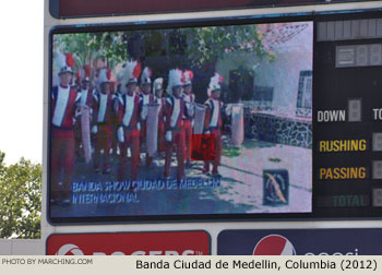 Banda Ciudad de Medellin Video Postcard 2012 WAMSB World Championships Photo