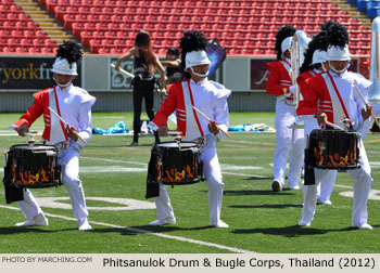 Phitsanulok Drum & Bugle Corps 2012 WAMSB World Championships Photo