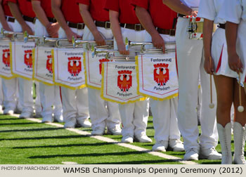 Opening Ceremony Fanfarenzug Potsdam 2012 WAMSB World Championships Photo