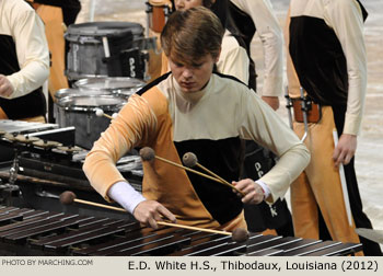 E.D. White H.S. Thibodaux Louisiana 2012 WGI Mid-South Percussion Championships