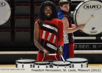 Freedom Percussion St. Louis Missouri 2012 WGI Mid-South Percussion Championships