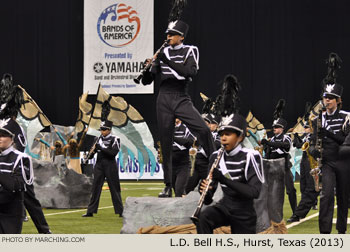 L.D. Bell High School Marching Band 2013