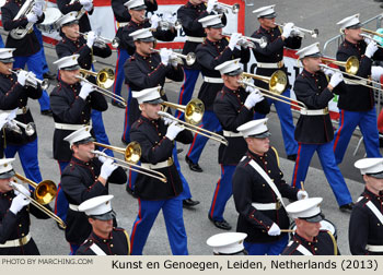 Show and Marchingband Kunst en Genoegen, Leiden, Netherlands 2013 Bloemencorso Zundert Photo