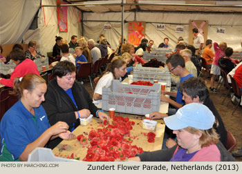 Flower preparation 2013 Bloemencorso Zundert Photo