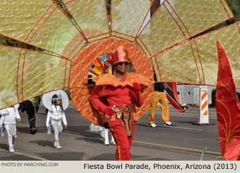 Caribbean costume 2013/2014 Fiesta Bowl Parade