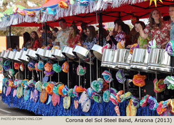 Corona del Sol High School Steel Band 2013/2014 Fiesta Bowl Parade