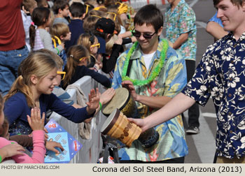 Corona del Sol High School Steel Band 2013/2014 Fiesta Bowl Parade