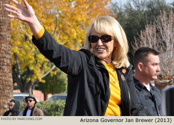 Arizona Governor Jan Brewer 2013/2014 Fiesta Bowl Parade