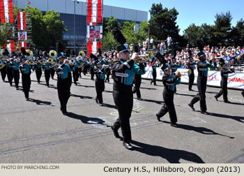 Century High School Oregon Marching Band 2013 Grand Floral Parade Photo