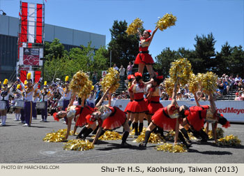 Shu-Te Commercial High School Marching Band Taiwan 2011 Grand Floral Parade Photo