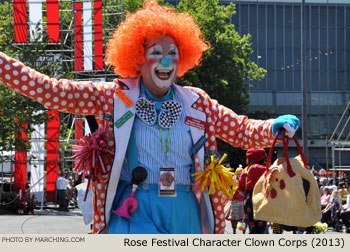 Rose Festival Character Clown Corps 2011 Grand Floral Parade Photo