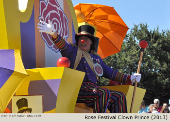 Clown Prince 2013 Grand Floral Parade Photo