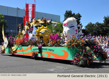 Portland General Electric Float 2013 Grand Floral Parade Photo