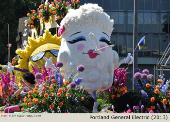 Portland General Electric Float 2013 Grand Floral Parade Photo