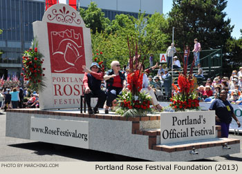 Portland Rose Festival Foundation Float 2013 Grand Floral Parade Photo