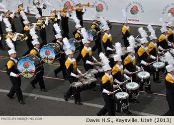 Davis High School Marching Band Kaysville, Utah 2013 Rose Parade