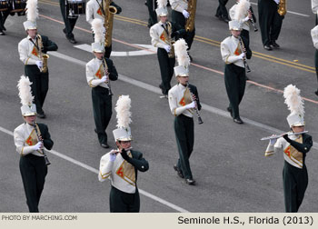 Seminole High School Marching Band Seminole Florida 2013 Rose Parade