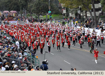 Stanford University Marching Band 2013 Rose Parade