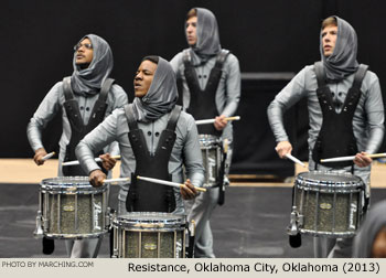 Resistance Indoor Percussion 2013 WGI World Championships Photo