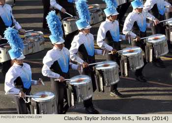 Claudia Taylor Johnson High School Marching Band, San Antonio, Texas, 2014 Rose Parade